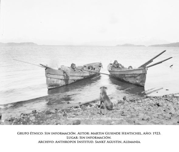 La composición, con el perro como elemento central, es una idealización formal del fotografo