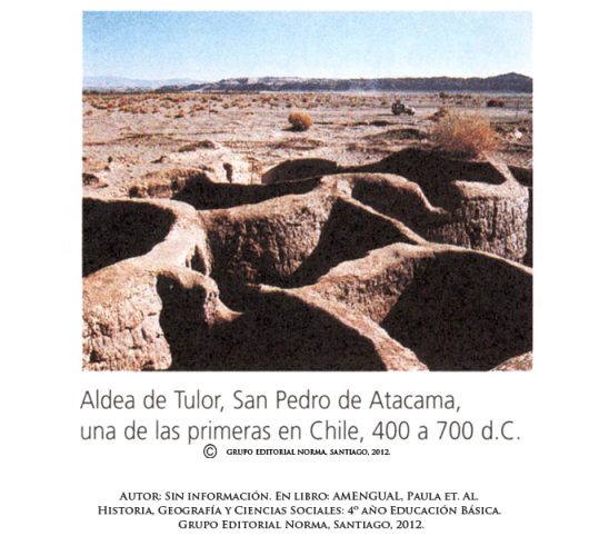 Como se aprecia en esta Imagen, esta vez sí podemos saber cuál es el lugar fotografiado, la aldea de Tulor