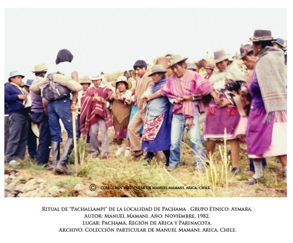 La comunidad realiza una danza en los lugares de la siembra