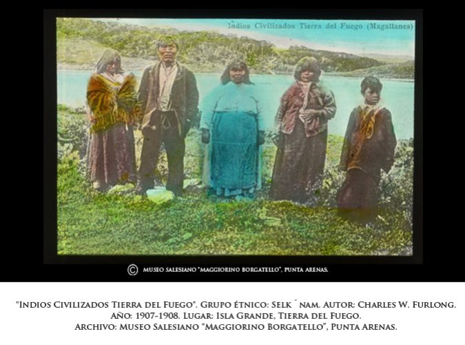 El fondo, escenifica la conquista visual e impone la conciencia de la domesticación del territorio incognito