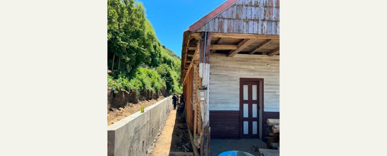 iglesia de huyar reparación