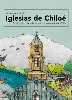 Libro coloreable Iglesias de Chiloé