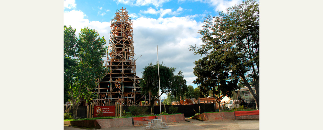 restauración iglesia de Rilán