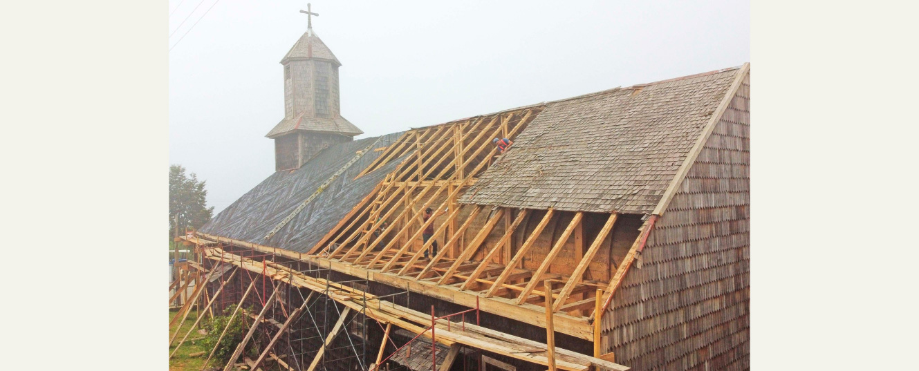 restauración iglesia de calen