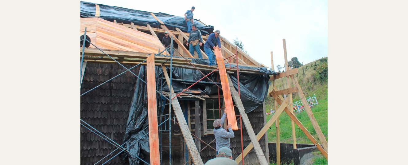 restauración iglesia de calen