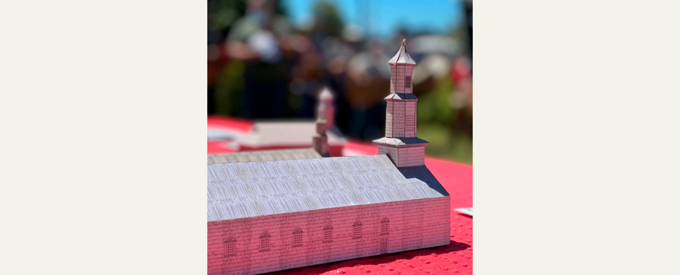 modelo de iglesia recortable