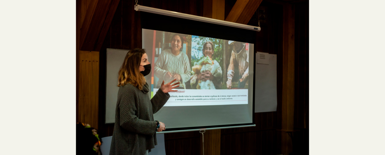 presentación a un grupo de personas